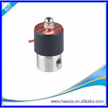 Mini válvula de solenóide de atuação direta de 24V AC para o corpo de aço inoxidável 2S025-08